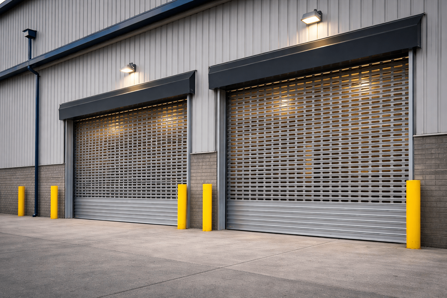 rolling gate of a storage warehouse